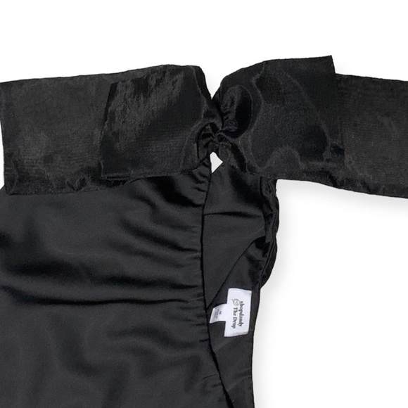 One Shoulder Dressy Black Stretch Jumpsuit Women’s Medium - Picture 7 of 12